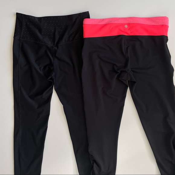 Black Leggings Bundle Size Large High Waist - Picture 4 of 6